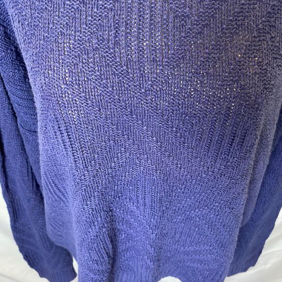 Vintage Women's Saturdays Crewneck Knit Sweater Medium Lightweight Ramie Cotton - Picture 3 of 12
